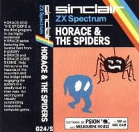 Horace & the Spiders ZX Spectrum  box art